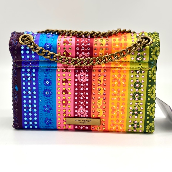 KURT GEIGER LONDON Fabric Mini Kensington Crossbody - Picture 5 of 7